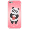 Заказать чехол для iPhone 5/5S в Москве. Чехол для iPhone 5 Панда с сердечком от Ordwen - готовые дизайны и нанесение принтов.