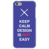 Заказать чехол для iPhone 5/5S в Москве. Чехол для iPhone 5 Keep calm design is not easy. от zen4@bk.ru - готовые дизайны и нанесение принтов.