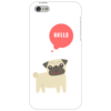 Заказать чехол для iPhone 5/5S в Москве. Чехол для iPhone 5 Hello Pug от Nastya Novozhenina - готовые дизайны и нанесение принтов.