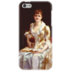 Заказать чехол для iPhone 5/5S в Москве. Чехол для iPhone 5 Портрет молодой леди от trend - готовые дизайны и нанесение принтов.
