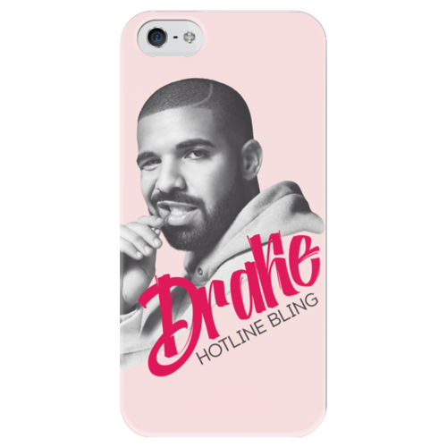 Заказать чехол для iPhone 5/5S в Москве. Чехол для iPhone 5 глянцевый, с полной запечаткой Drake от kreed - готовые дизайны и нанесение принтов.