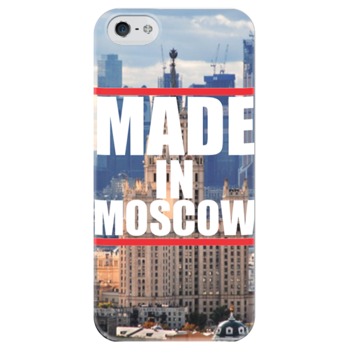 Заказать чехол для iPhone 5/5S в Москве. Чехол для iPhone 5 глянцевый, с полной запечаткой Moscow  от azockini - готовые дизайны и нанесение принтов.