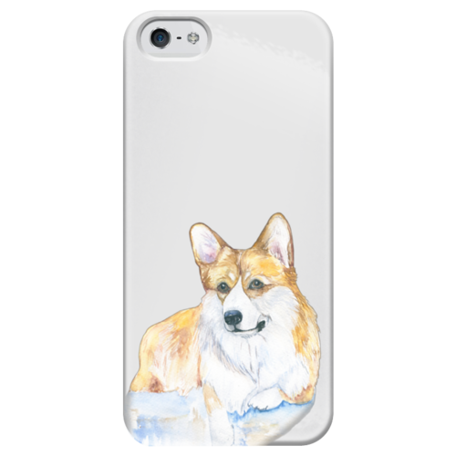 Заказать чехол для iPhone 5/5S в Москве. Чехол для iPhone 5 глянцевый, с полной запечаткой Моя любимая собака от juliafast77 - готовые дизайны и нанесение принтов.