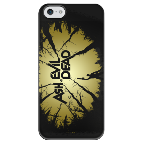 Заказать чехол для iPhone 5/5S в Москве. Чехол для iPhone 5 глянцевый, с полной запечаткой Ash vs Evil Dead от BJ Shop - готовые дизайны и нанесение принтов.