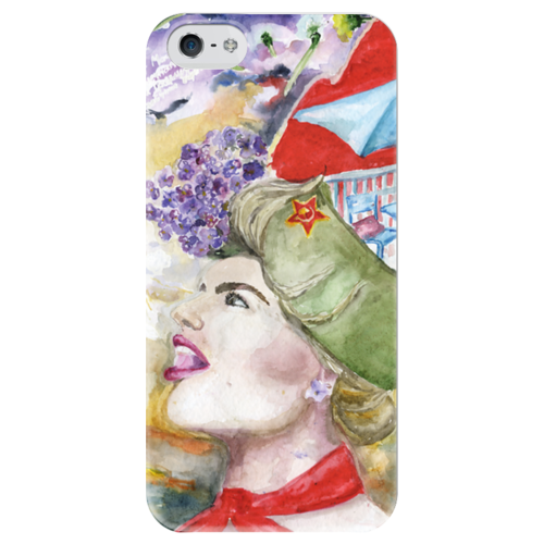 Заказать чехол для iPhone 5/5S в Москве. Чехол для iPhone 5 глянцевый, с полной запечаткой Miss May / Мисс Май от littlearzi - готовые дизайны и нанесение принтов.