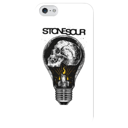 Заказать чехол для iPhone 5/5S в Москве. Чехол для iPhone 5 глянцевый, с полной запечаткой  Stone Sour от geekbox - готовые дизайны и нанесение принтов.