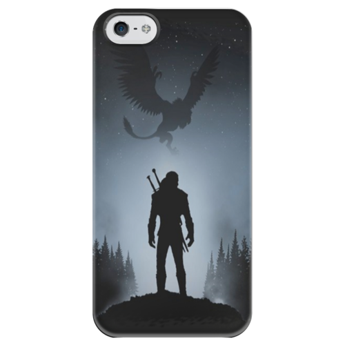 Заказать чехол для iPhone 5/5S в Москве. Чехол для iPhone 5 глянцевый, с полной запечаткой witcher 3 от Ricky Red - готовые дизайны и нанесение принтов.