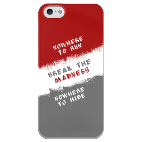 Заказать чехол для iPhone 5/5S в Москве. Чехол для iPhone 5 глянцевый, с полной запечаткой Break the Madness от Дмитрий - готовые дизайны и нанесение принтов.