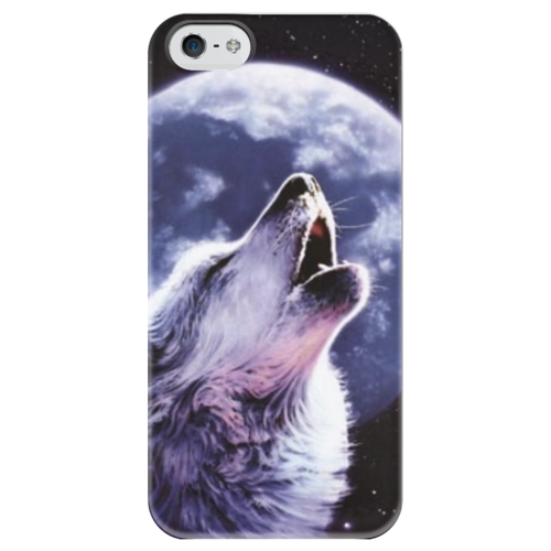 Заказать чехол для iPhone 5/5S в Москве. Чехол для iPhone 5 глянцевый, с полной запечаткой Night wolf от grant - готовые дизайны и нанесение принтов.