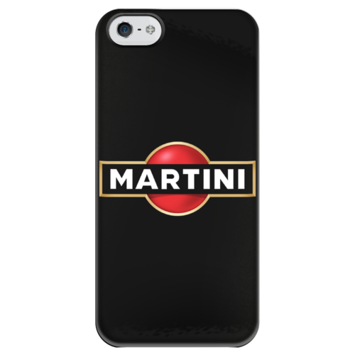 Заказать чехол для iPhone 5/5S в Москве. Чехол для iPhone 5 глянцевый, с полной запечаткой Martini от kreed - готовые дизайны и нанесение принтов.