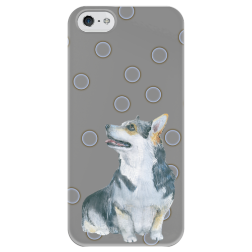 Заказать чехол для iPhone 5/5S в Москве. Чехол для iPhone 5 глянцевый, с полной запечаткой Прохлада весенней воды от juliafast77 - готовые дизайны и нанесение принтов.