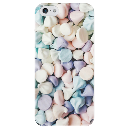 Заказать чехол для iPhone 5/5S в Москве. Чехол для iPhone 5 глянцевый, с полной запечаткой Конфетки от Татьяна - готовые дизайны и нанесение принтов.