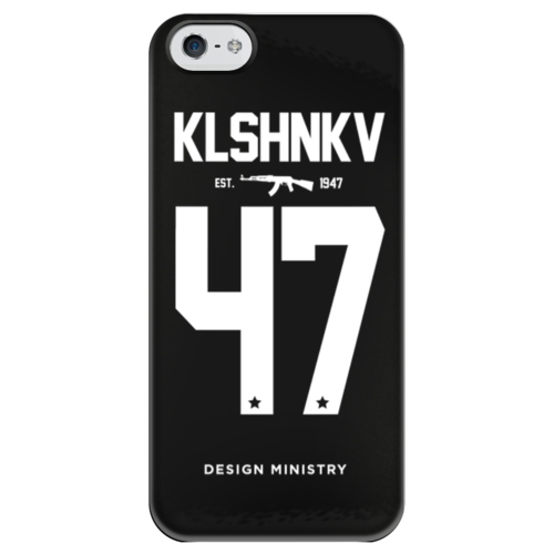 Заказать чехол для iPhone 5/5S в Москве. Чехол для iPhone 5 глянцевый, с полной запечаткой KLSHNKV 47 by DESIGN MINISTRY от Design Ministry - готовые дизайны и нанесение принтов.