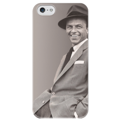 Заказать чехол для iPhone 5/5S в Москве. Чехол для iPhone 5 глянцевый, с полной запечаткой Frank Sinatra от e1rey - готовые дизайны и нанесение принтов.