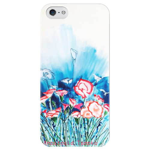 Заказать чехол для iPhone 5/5S в Москве. Чехол для iPhone 5 глянцевый, с полной запечаткой Весна от anastasiatsapko - готовые дизайны и нанесение принтов.