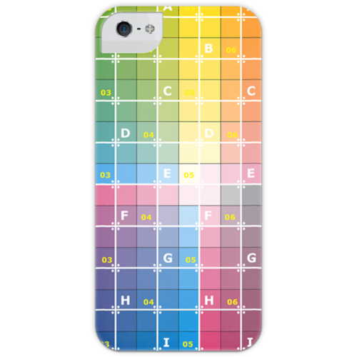 Заказать чехол для iPhone 5/5S в Москве. Чехол для iPhone 5 глянцевый, с полной запечаткой UV Grid Iphone Case от Letme3D - готовые дизайны и нанесение принтов.