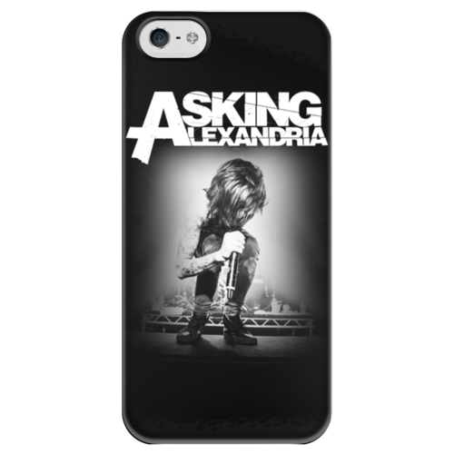 Заказать чехол для iPhone 5/5S в Москве. Чехол для iPhone 5 глянцевый, с полной запечаткой Asking Alexandria от geekbox - готовые дизайны и нанесение принтов.