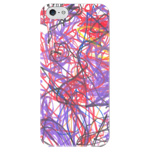 Заказать чехол для iPhone 5/5S в Москве. Чехол для iPhone 5 глянцевый, с полной запечаткой KIDs Art от Anna Novik - готовые дизайны и нанесение принтов.