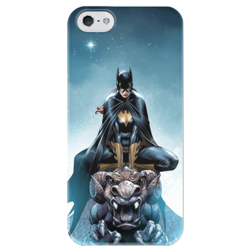 Заказать чехол для iPhone 5/5S в Москве. Чехол для iPhone 5 глянцевый, с полной запечаткой Batgirl от Виктор Гришин - готовые дизайны и нанесение принтов.