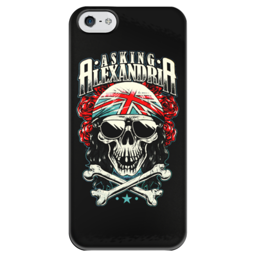 Заказать чехол для iPhone 5/5S в Москве. Чехол для iPhone 5 глянцевый, с полной запечаткой Asking Alexandria от geekbox - готовые дизайны и нанесение принтов.