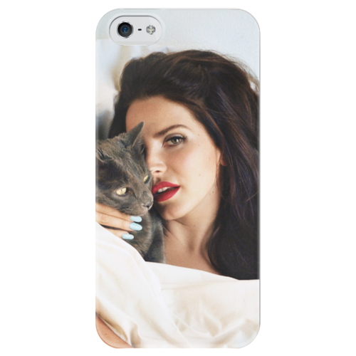 Заказать чехол для iPhone 5/5S в Москве. Чехол для iPhone 5 глянцевый, с полной запечаткой Lana Del Rey от ultraviolet - готовые дизайны и нанесение принтов.