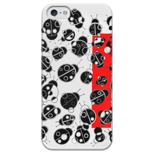 Заказать чехол для iPhone 5/5S в Москве. Чехол для iPhone 5 глянцевый, с полной запечаткой Коровушка от Shandr - готовые дизайны и нанесение принтов.