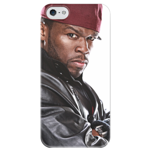 Заказать чехол для iPhone 5/5S в Москве. Чехол для iPhone 5 глянцевый, с полной запечаткой 50 Cent  от ksandr23 - готовые дизайны и нанесение принтов.