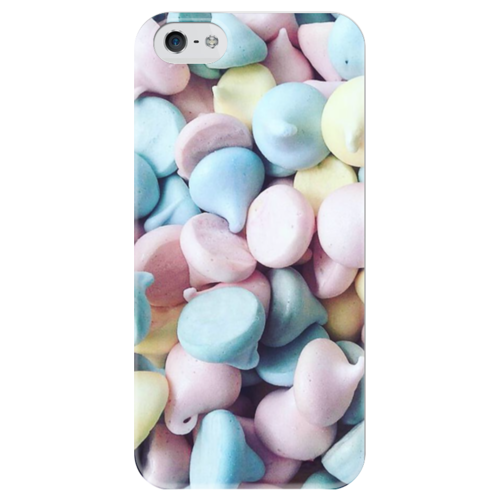 Заказать чехол для iPhone 5/5S в Москве. Чехол для iPhone 5 глянцевый, с полной запечаткой Конфетки от Татьяна - готовые дизайны и нанесение принтов.