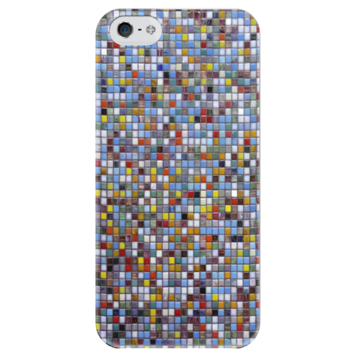 Заказать чехол для iPhone 5/5S в Москве. Чехол для iPhone 5 глянцевый, с полной запечаткой Мозаика от Alex Monterra - готовые дизайны и нанесение принтов.