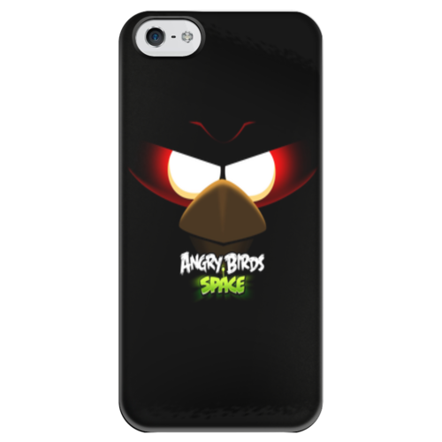 Заказать чехол для iPhone 5/5S в Москве. Чехол для iPhone 5 глянцевый, с полной запечаткой Space (Angry Birds) от Аня Лукьянова - готовые дизайны и нанесение принтов.