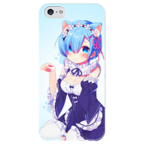 Заказать чехол для iPhone 5/5S в Москве. Чехол для iPhone 5 глянцевый, с полной запечаткой С нуля: Пособие по выживанию... Рем от geekbox - готовые дизайны и нанесение принтов.