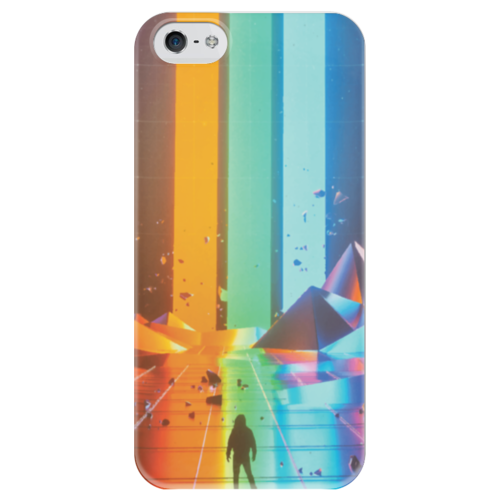 Заказать чехол для iPhone 5/5S в Москве. Чехол для iPhone 5 глянцевый, с полной запечаткой Imagine Dragons Believer от crash - готовые дизайны и нанесение принтов.