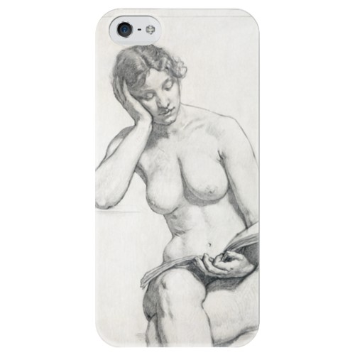 Заказать чехол для iPhone 5/5S в Москве. Чехол для iPhone 5 глянцевый, с полной запечаткой Kenyon Cox nude study от trend - готовые дизайны и нанесение принтов.