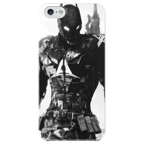 Заказать чехол для iPhone 5/5S в Москве. Чехол для iPhone 5 глянцевый, с полной запечаткой бетмен от Alex - готовые дизайны и нанесение принтов.