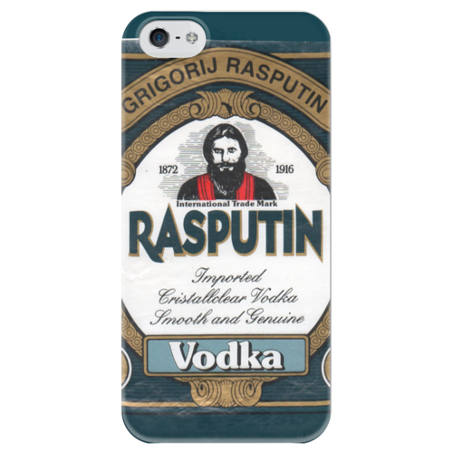 Заказать чехол для iPhone 5/5S в Москве. Чехол для iPhone 5 глянцевый, с полной запечаткой RASPUTIN от Виктор Гришин - готовые дизайны и нанесение принтов.