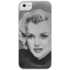 Заказать чехол для iPhone 5/5S в Москве. Чехол для iPhone 5 глянцевый, с полной запечаткой Marilyn Monroe от Mary-d - готовые дизайны и нанесение принтов.