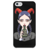Заказать чехол для iPhone 5/5S в Москве. Чехол для iPhone 5 глянцевый, с полной запечаткой Devil Girl от crash - готовые дизайны и нанесение принтов.
