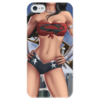 Заказать чехол для iPhone 5/5S в Москве. Чехол для iPhone 5 глянцевый, с полной запечаткой Чудо-Женщина (Wonder Woman) от scoopysmith - готовые дизайны и нанесение принтов.