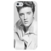 Заказать чехол для iPhone 5/5S в Москве. Чехол для iPhone 5 глянцевый, с полной запечаткой Elvis Presley от e1rey - готовые дизайны и нанесение принтов.