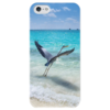 Заказать чехол для iPhone 5/5S в Москве. Чехол для iPhone 5 глянцевый, с полной запечаткой Журавль от Татьяна - готовые дизайны и нанесение принтов.