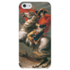 Заказать чехол для iPhone 5/5S в Москве. Чехол для iPhone 5 глянцевый, с полной запечаткой Наполеон на перевале Сен-Бернар (Жак-Луи Давид) от trend - готовые дизайны и нанесение принтов.