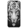 Заказать чехол для iPhone 5/5S в Москве. Чехол для iPhone 5 глянцевый, с полной запечаткой Белый тигр от THE_NISE  - готовые дизайны и нанесение принтов.