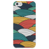 Заказать чехол для iPhone 5/5S в Москве. Чехол для iPhone 5 глянцевый, с полной запечаткой Цветные волны от BeliySlon - готовые дизайны и нанесение принтов.