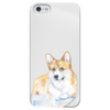 Заказать чехол для iPhone 5/5S в Москве. Чехол для iPhone 5 глянцевый, с полной запечаткой Моя любимая собака от juliafast77 - готовые дизайны и нанесение принтов.