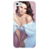 Заказать чехол для iPhone 5/5S в Москве. Чехол для iPhone 5 глянцевый, с полной запечаткой Lana Del Rey от flipside - готовые дизайны и нанесение принтов.