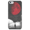 Заказать чехол для iPhone 5/5S в Москве. Чехол для iPhone 5 глянцевый, с полной запечаткой "Кровавая луна" от Евгения Волк - готовые дизайны и нанесение принтов.