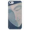 Заказать чехол для iPhone 5/5S в Москве. Чехол для iPhone 5 глянцевый, с полной запечаткой Луна в маске от @inzigen - готовые дизайны и нанесение принтов.