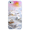 Заказать чехол для iPhone 5/5S в Москве. Чехол для iPhone 5 глянцевый, с полной запечаткой Зимушка-зима от etherealmist - готовые дизайны и нанесение принтов.