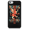 Заказать чехол для iPhone 5/5S в Москве. Чехол для iPhone 5 глянцевый, с полной запечаткой Asking Alexandria от geekbox - готовые дизайны и нанесение принтов.