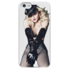 Заказать чехол для iPhone 5/5S в Москве. Чехол для iPhone 5 глянцевый, с полной запечаткой Madonna от kostlaviypsych - готовые дизайны и нанесение принтов.